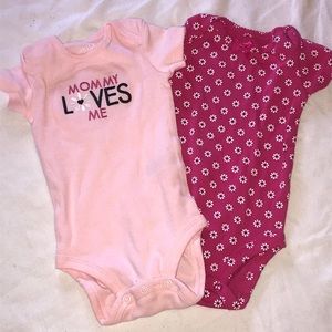 Child of mine onesie set 0-3 months